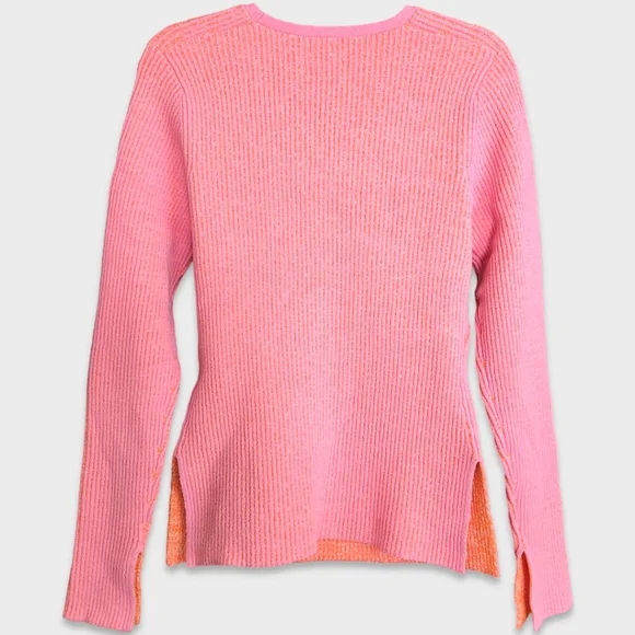 3.1 PHILLIP LIM Double Face Crossbody Sweater Top Pink - Picture 5 of 14